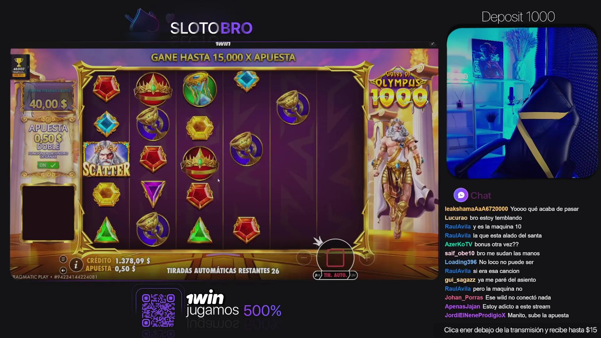 Slot moderna con alto contraste y composición premium.